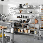 Regal Altair 21" Deep x 60" Wide x 74" Height Wire Shelving Kit | 6-Tier | NSF Commercial Storage Rack Unit