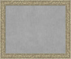 Amanti Art Silver Framed Magnetic Board 39x47 X-Large Vision Board for use with Magnets, 100% Metal Sheet to Display Items as Office Decor or for Home Organization in mudroom, Kitchen or Kids Room