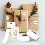 White 1 Inch Round Color Coding Labels with 4000 Dots, 4 Rolls - Bright Color Dot Stickers for File Folders, Inventory System - Highly Visible