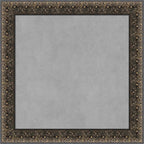 Amanti Art Black Framed Magnetic Board 25x25 Medium Vision Board for use with Magnets, 100% Metal Sheet to Display Items as Office Decor or for Home Organization in mudroom, Kitchen or Kids Room