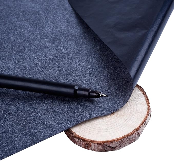 Outus 30 Pack Carbon Papers for Tracing, Graphite Carbon Copy Tracing Paper for Canvas Wood(9 x 13 Inch,Black)