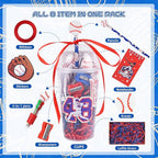 LiYiQ 247 Pcs Baseball Party Supplies Return Gifts for Party, Student Stationery Gifts from Teacher Rewards Prizes, Pencil Erasers Notebooks Stickers for Baseball Classroom Birthday