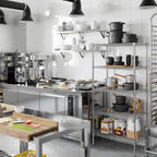 Regal Altair 18" Deep x 30" Wide x 64" Height Wire Shelving Kit | 5-Tier | NSF Commercial Storage Rack Unit