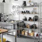 Regal Altair 21" Deep x 42" Wide x 74" Height Wire Shelving Kit | 5-Tier | NSF Commercial Storage Rack Unit