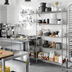 Regal Altair 14" Deep x 42" Wide x 74" Height Wire Shelving Kit | 5-Tier | NSF Commercial Storage Rack Unit