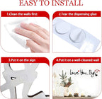 Christmas Love You Bye Wood Sign,Above Door Topper Decoration with Santa Hat,Cute Xmas Sign for Window Wall Express Love&Warm for Your Family Lover,Hallway Entryway Mantle Farmhouse Holiday Home Decor