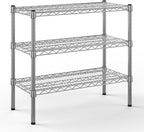 Regal Altair 14" Deep x 30" Wide x 27" Height Wire Shelving Kit | 3-Tier | NSF Commercial Storage Rack Unit
