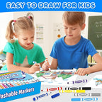 TooyBing Washable Markers Bulk (288 Count), 12 Assorted Colors, Washable Markers for Kids Classroom School, Broad Tip Durable for Back to Classroom Art School Supplies Essentials