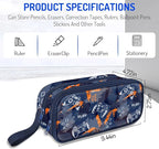 Fitvc Large Pencil Case for Boys,Gamer Boys Pencil Pouch for Kids Teens School,Large Capacity Pen Box Marker Organizer for School