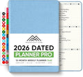 Dated, 2026 Planner, 5.8” x 8.3” - The #1 Productivity Planner to Achieve Your 2026 Goals - Planner 2026-2027 by PRODUCTIVITY STORE (A5, BLUE)