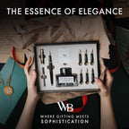 Wordsworth & Black Calligraphy Pen Gift Set, Includes Bottle, 6 Cartridges, Refill Converter, 6 Replacement Nibs, Premium Package, Journaling, Smooth Writing Pens [Black Gold]