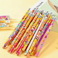 Jsehchya 72PCS Valentine Wooden cased Pencils for Kids with Erasers, Wood Wedding Golf Pencils for School,Drawing,Gift (72PCS, Valentine's Day)