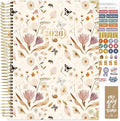 bloom daily planners HARDCOVER 2026 Planner (January to December) - 8.5” x 11” Weekly & Monthly Dated Agenda Organizer Book with Stickers & Tabs - Butterfly Garden