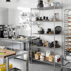 Regal Altair 24" Deep x 42" Wide x 86" Height Wire Shelving Kit | 5-Tier | NSF Commercial Storage Rack Unit