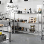 Regal Altair 18" Deep x 72" Wide x 54" Height Wire Shelving Kit | 3-Tier | NSF Commercial Storage Rack Unit