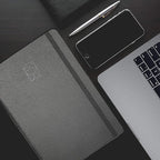 Wyze Planner Undated Daily Planner – 1-Year B5 Productivity Organizer with Two-Page Weekly Spread, Goal Setting, Habit Tracker, Weekly & Monthly Pages – Hardcover Time Management Notebook (Black)