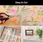 Cooyes Shelf Liner – Premium Non-Adhesive Cabinet & Drawer Liner for Kitchen – Waterproof Shelf Paper with Modern Pattern – Durable EVA Cabinet Mat – Easy to Cut （12" W x 360" L）