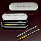 ELMA VADA STUDIO Custom Engraved Mechanical Pencil Set – Personalized 0.7mm & 2.0mm Refillable Drafting Tools – Gift for Architects, Engineers, Students, Designers, Graduation (Pencils Set Engraved)