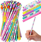 TecUnite 120 Pcs Scented HB Pencils with Unicorn Elements Unsharpened Graphite Colored Pencils with Erasers for Party Favors Wood HB Pencil for Adults Gifts Exams Office Sketching