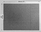 DECORITA Felt Wall Tiles | Large Cork Board Alternative | Aesthetic Felt Bulletin Board for Office, Home & Classroom | Large Cork Boards for Walls Pinboard (12-Pack) | Gray