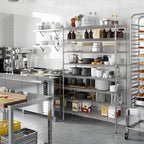 Regal Altair 18" Deep x 48" Wide x 74" Height Wire Shelving Kit | 8-Tier | NSF Commercial Storage Rack Unit