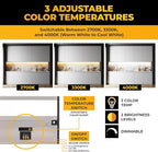 LED Under Cabinet Lighting Hardwired - 3CCT 12 Inch Satin Finish - Undercabinet Lights for Kitchen - Linkable Undercounter Dimmable Plug in Light or Hard Wired - Under Counter Fixture Direct Wire