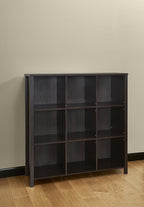 ClosetMaid BR & Name Internal 16058 Premium Adjustable 9-Cube Organizer, Black Walnut