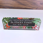 Artblox Personalized Name Plate for Desk | Leaf Flowers Design On Clear Acrylic Glass | Custom Desk Name Plate Personalized with Your Name and Credentials for Teacher Phd Military Office Name Plate