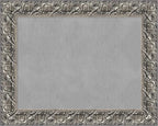 Amanti Art Silver Framed Magnetic Board 24x30 Medium Vision Board for use with Magnets, 100% Metal Sheet to Display Items as Office Decor or for Home Organization in mudroom, Kitchen or Kids Room