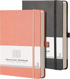 AHGXG Graph Paper Notebook 2 Pack - A5 Grid Paper Notebook/Journal Hardcover with 384 Pages, 120gsm Thick Graph Paper, Grid Paper for Math & Science Students 5.75'' × 8.38''