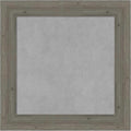 Amanti Art Grey Framed Magnetic Board 21x21 Small Vision Board for use with Magnets, 100% Metal Sheet to Display Items as Office Decor or for Home Organization in mudroom, Kitchen or Kids Room