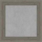 Amanti Art Grey Framed Magnetic Board 21x21 Small Vision Board for use with Magnets, 100% Metal Sheet to Display Items as Office Decor or for Home Organization in mudroom, Kitchen or Kids Room