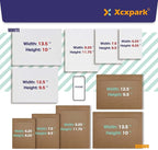 Xxcxpark 50 Pack Rigid Mailers 9.25 x 11.75 inches, Self Seal Photo Document Mailers Premium Cardboard Keep Flat Envelopes for Photos, Pictures, Papers, Files, CD