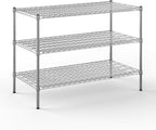 Regal Altair 24" Deep x 48" Wide x 34" Height Wire Shelving Kit | 3-Tier | NSF Commercial Storage Rack Unit