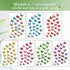 50Packs Butterfly Decorative Push Pins Blue Thumbtacks Cute Thumb Tacks Pushpins for Cork Board Bulletin Board Wall for Office Home Cubicle Decor Decorations Hanging