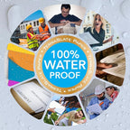 TerraSlate Waterproof Paper - Hydronote 54lb, 8.5” x 11” (250 Sheets) | Weatherproof Copy Paper for Holiday Printing, New Year Menus, and Durable Christmas Crafts