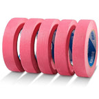 KIWIHUB Pink Painters Tape,1 inch x 60 Yards x 5 Rolls (300 Yards Total) - Medium Adhesive Masking Tape for Painting,Labeling,DIY Crafting,Decoration and School Projects