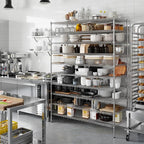 Regal Altair 24" Deep x 60" Wide x 86" Height Wire Shelving Kit | 10-Tier | NSF Commercial Storage Rack Unit