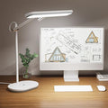 Newkana LED Desk Lamp with CRI 98, Advanced Eye-Caring Bright Desk Light for Crafting, Home Office & Kids Studying, Multi-Angle Adjustable, Dimmable Full Spectrum with Touch & Gesture Control