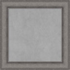 Amanti Art Grey Framed Magnetic Board 20x20 Small Vision Board for use with Magnets, 100% Metal Sheet to Display Items as Office Decor or for Home Organization in mudroom, Kitchen or Kids Room