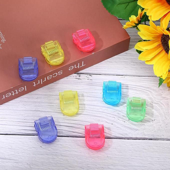 25 Pcs Multicolor Cubicle Clips for Fabric Walls, Cubicle Hooks Cubical Office Accessories for Works, Cork Board Fabric Clips for Hanging Desk Organization Picture Note Memo Office Photos Wall