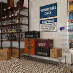 Regal Altair 18" Deep x 48" Wide x 8" Height Wire Shelving Kit | 1-Tier | NSF Commercial Storage Rack Unit