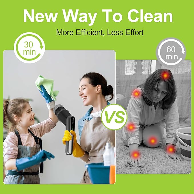 G2-Pro Electric Spin Scrubber - Upgraded 10-in-1 Scrubber Brush Electric, Retractable Handle & 2-Speed for Bathroom, Bathtub, Kitchen, Tile Floors（White/Gray Brush Head）