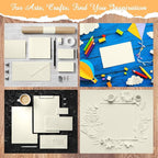 Fainne 200 Sheets 8.5 x 11 Inches Card stock Thick Paper Heavyweight Card Stock Printer Paper 250 GSM 92 lb Cover 170 lb Text for Invitations Menus Crafts DIY Projects(Cream)