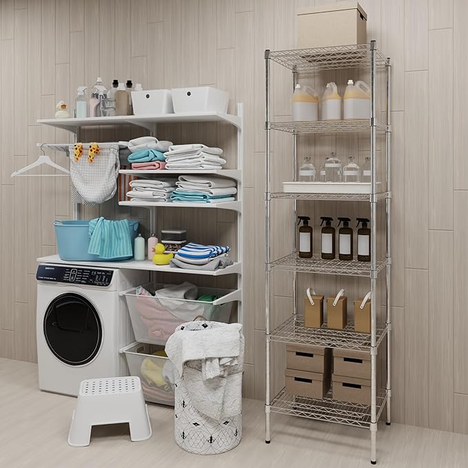 Regal Altair 21" Deep x 24" Wide x 74" Height Wire Shelving Kit | 6-Tier | NSF Commercial Storage Rack Unit