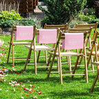 Buryeah 12 Pcs Reserved Seating Signs for Chairs Church Pew Reserved Chair Signs Placeholder with Printed Words for Weddings Parties Celebrations Receptions Church or Event (Pink)