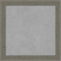 Amanti Art Grey Framed Magnetic Board 29x29 Medium Vision Board for use with Magnets, 100% Metal Sheet to Display Items as Office Decor or for Home Organization in mudroom, Kitchen or Kids Room