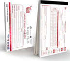 Driver Daily Log Books for Truck Drivers with 7 & 8 Day Recap - 35 Sets of Forms Per Log Book, 2-Ply Carbonless, 5.5" x 8.5", DOT Log Book for Truck Drivers, FMCSA Compliant, Easy Tear-Out, 1 Pack