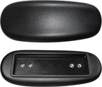 MySit Office Chair Armrest Replacement Arm Pads Universal 4" or 5.5" Mounting Hole (Set of 2) Black