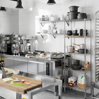 Regal Altair 14" Deep x 24" Wide x 74" Height Wire Shelving Kit | 5-Tier | NSF Commercial Storage Rack Unit